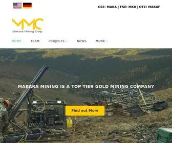 Makaramining.com(Makara Mining) Screenshot