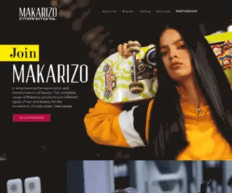 Makarizointernational.com(Makarizo International) Screenshot