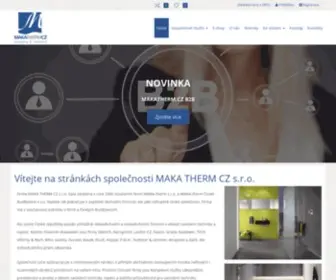 Makatherm.cz(MAKA THERM CZ s.r.o) Screenshot