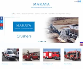 Makaya.com.tr(Machinery & International Trading) Screenshot