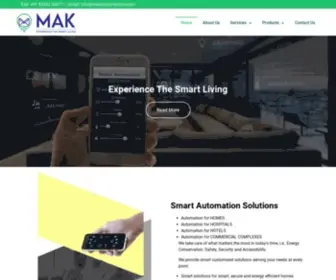 Makcautomations.com(MAKc Automation and Solutions) Screenshot