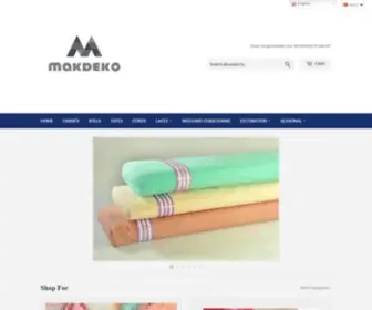 Makdeko.com(Your source for decoration and unique makings) Screenshot