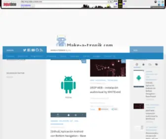 Make-A-Tronik.com(Make-a) Screenshot