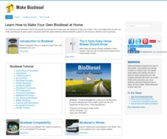 Make-Biodiesel.org(How to Make Biodiesel at Home) Screenshot