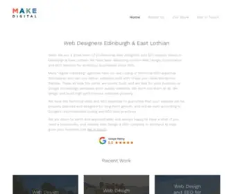 Make-Digital.co.uk(Web Design & SEO Agency Edinburgh & East Lothian) Screenshot