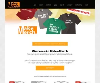 Make-Merch.com(Make Merch) Screenshot