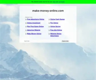 Make-Money-Online.com(The Leading Make Money Online Site on the Net) Screenshot