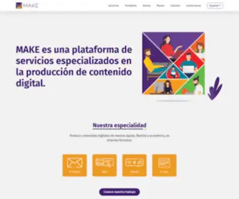 Make.pe(Agencia de Inbound y Content Marketing) Screenshot