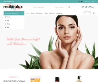 Makealux.com(Worldwide Cosmetics) Screenshot