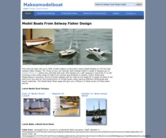 Makeamodelboat.com(Make a Model Boat from Selway Fisher Designs) Screenshot