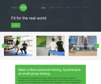 Makeamove.today(Make a Move Personal training en Fysiotherapie) Screenshot