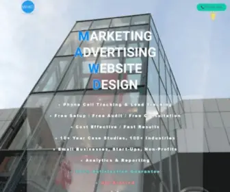 Makeawebsitedesign.com(Online Advertising Agency) Screenshot