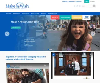 Makeawisheo.ca(Wish Canada) Screenshot