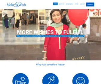 Makeawish.org.pk(Make-A) Screenshot