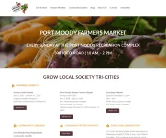 Makebakegrow.com(Coquitlam Farmers Market) Screenshot