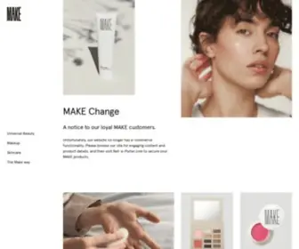 Makebeauty.com(MAKE Beauty) Screenshot