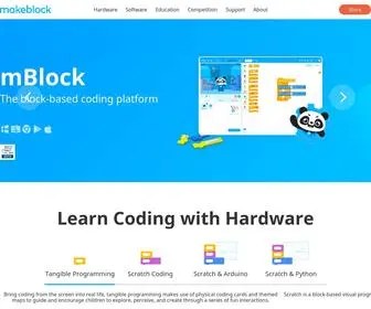 Makeblock.com(Robot Kits & STEM Toys for K) Screenshot