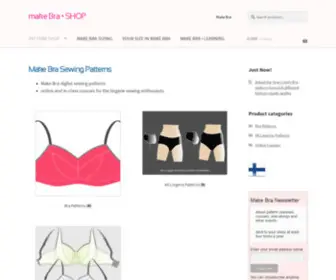 Makebra.com(Make Bra Patterns) Screenshot