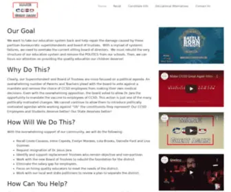Makeccsdgreatagain.com(Make CCSD Great Again) Screenshot