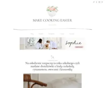 Makecookingeasier.pl(Make Cooking Easier) Screenshot