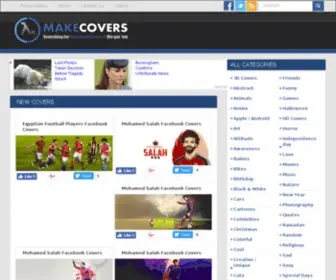Makecovers.com(Facebook covers) Screenshot