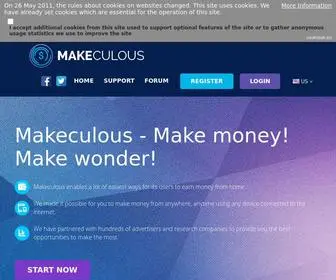 Makeculous.com(Make Money) Screenshot