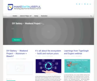 Makedatauseful.com(Make Data Useful) Screenshot