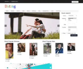 Makedating.com(Dating website) Screenshot