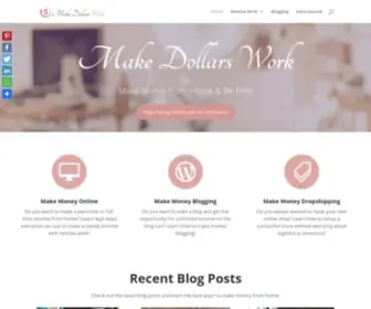 Makedollarswork.com(Make Dollars Work) Screenshot