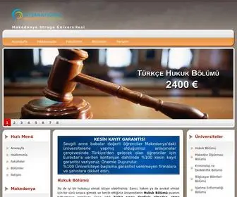 Makedonyastrugauniversitesi.com(Makedonya) Screenshot