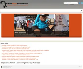 Makeeverywomancount.org(Make Every Woman Count) Screenshot