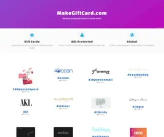 Makegiftcard.com(Generate Gift Codes Online) Screenshot