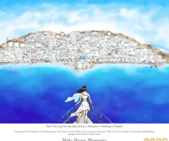 Makehappymemories.com(Wedding In Greece) Screenshot