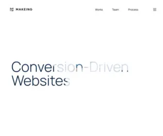 Makeing.net(Conversion-Driven Websites, UX/UI Web Design) Screenshot