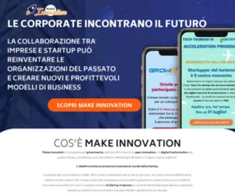 Makeinnovation.it(Le corporate incontrano il futuro) Screenshot