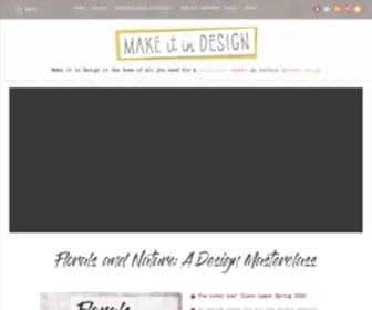 Makeitindesign.com(Make it in Design) Screenshot