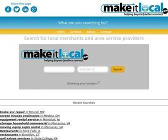 Makeitlocal.com(Business directory) Screenshot