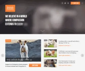 Makeitpossible.com(Animals Australia) Screenshot