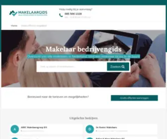 Makelaargids.org(Makelaar bedrijvengids) Screenshot
