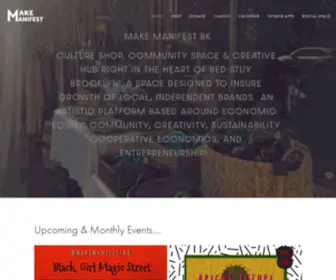 Makemanifestbk.com(Make Manifest BK) Screenshot