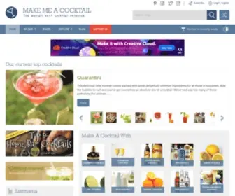 Makemeacocktail.com(Makemeacocktail) Screenshot