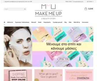 Makemeup.gr(Επαγγελματικά προϊόντα μακιγιάζ (makeup)) Screenshot