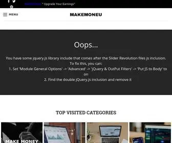 Makemoneu.com(Upgrade your earnings) Screenshot