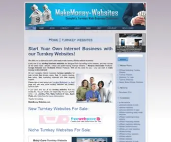 Makemoney-Websites.com(Turnkey Websites) Screenshot