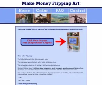 Makemoneyflippingart.com(Buy and Sell Paintings) Screenshot