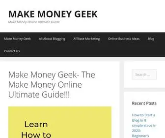 Makemoneygeek.com(Make Money Geek) Screenshot