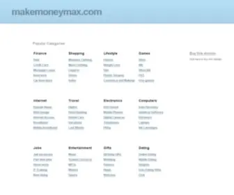 Makemoneymax.com(Make Money From Home during the Covid) Screenshot