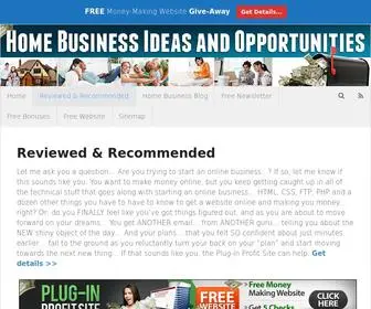 Makemoneyoninternet.net(Home Business Ideas and Opportunities) Screenshot