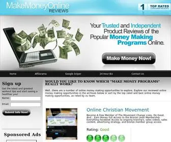 Makemoneyonline-Programs.com(Best Make MOney Online reviews) Screenshot