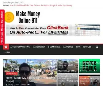 Makemoneyonline911.net(Make Money Online 911) Screenshot